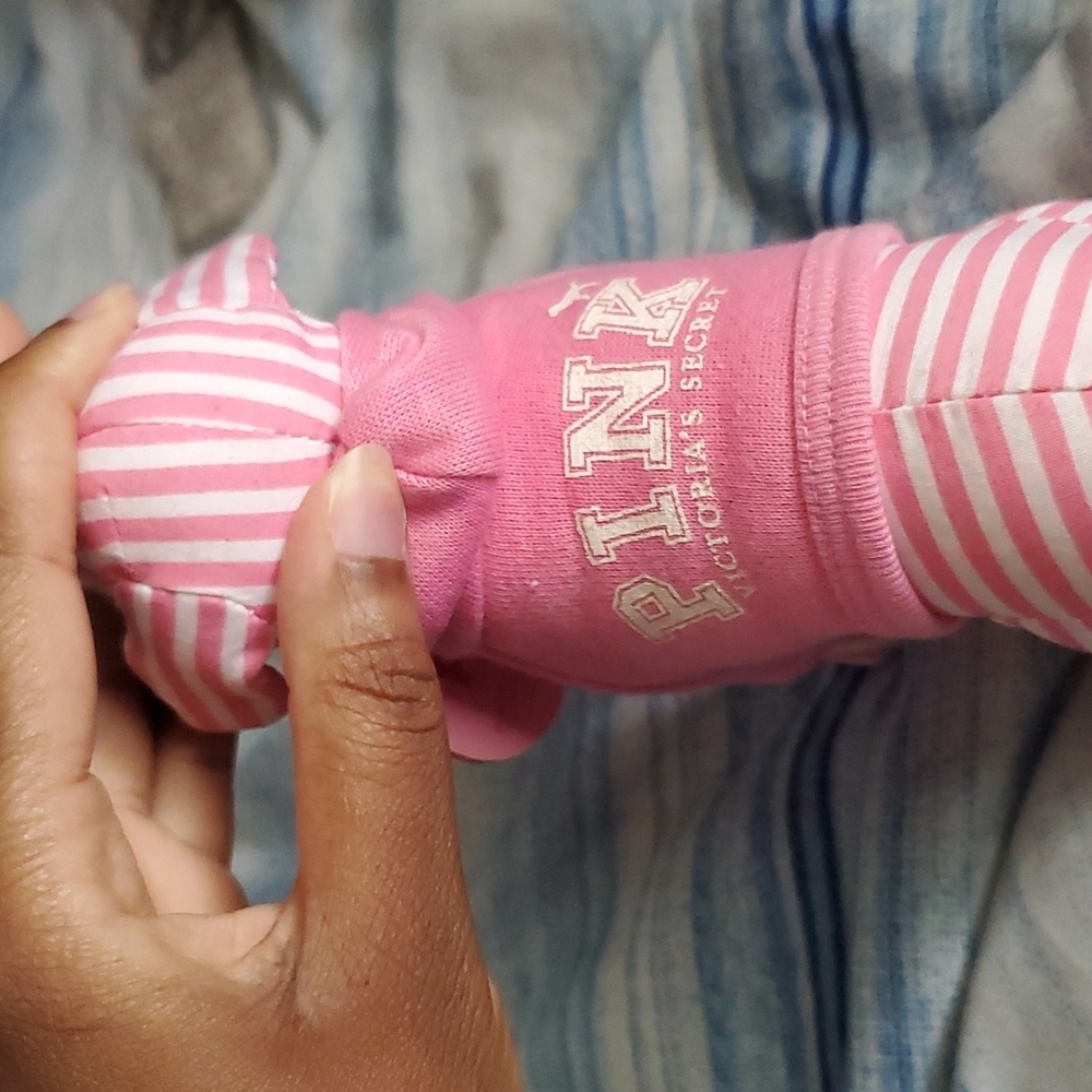 Victoria Secret Pink Stripe Pup - Picture 4 of 7